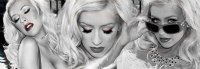 Christina Aguilera blender collage