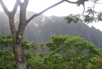 Ko'olau Mountains on Oahu