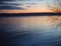 lake sunset
