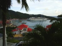 View of Cruise Ship [St Thomas, USVI]
